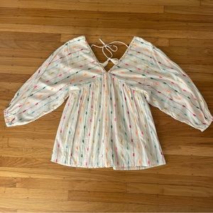 Zara multi colored dotted mesh mini dress in size XS